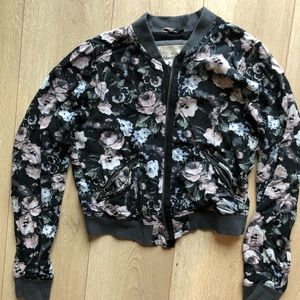 Abercrombie and Fitch floral bomber